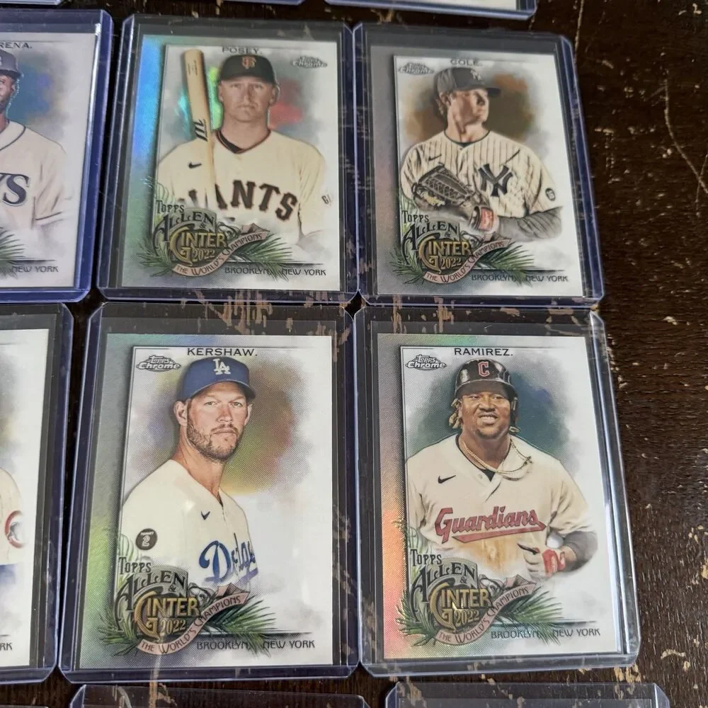 2022 Allen Ginter Chome Refractors 25 Card Lot NM w Ohtani #58 Top Loaded No Dup